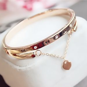 Rose Gold Stainless Steel Bracelet